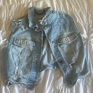 Cropped jean Jacket